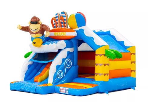 Hüpfburg Beach Party mit Rutsche 