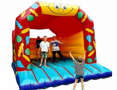 Hüpfburg Ballons mit Dach 